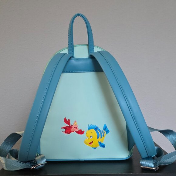 Loungefly Disney The Little Mermaid Glitter Portrait Mini Backpack main image 5